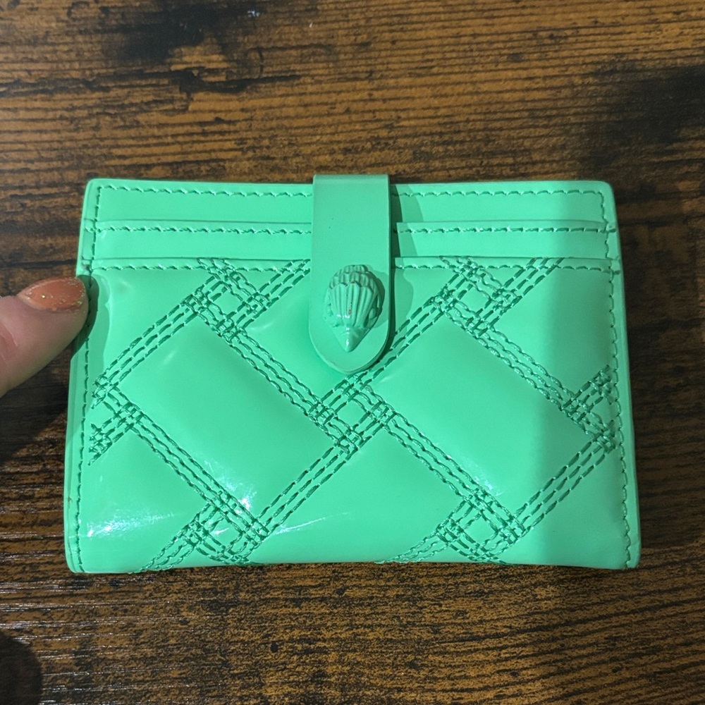Kurt Geiger Green Leather Women's Wallet